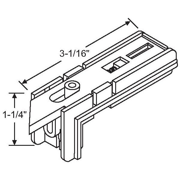 Strybuc White Left Handed Tilt Latch 900-19178 - main